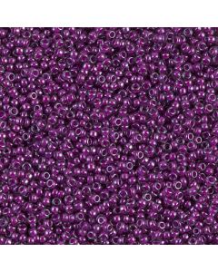 Miyuki Rocailles 15/0 2247 Inside Dyed Color Medium Plum