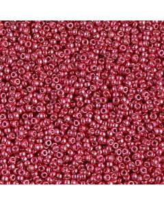 Miyuki Rocailles 15/0 4211 Duracoat® Galvanized Light Cranberry