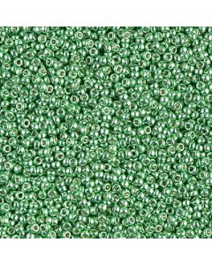 Miyuki Rocailles 15/0 4214 Duracoat® Galvanized Dark Mint Green