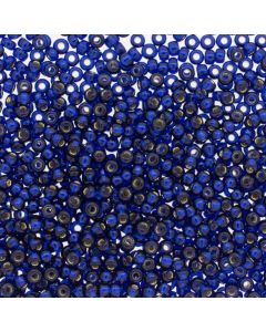 Miyuki Rocailles 15/0 4281 Duracoat® Dyed Silver Lined Navy