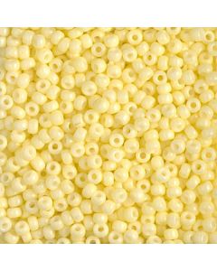 Miyuki Rocailles 15/0 4451 Duracoat® Dyed Opaque Light Lemon Ice