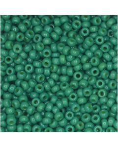 Miyuki Rocailles 15/0 4477 Duracoat® Dyed Opaque Spruce