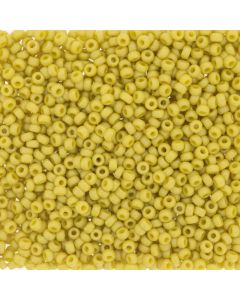 Miyuki Rocailles 15/0 4692 Matte Opaque Glazed Citron AB