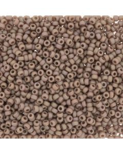 Miyuki Rocailles 15/0 4694 Matte Opaque Glazed Beige AB