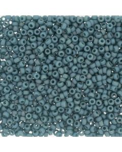 Miyuki Rocailles 15/0 4702 Matte Opaque Glazed Nile Blue AB