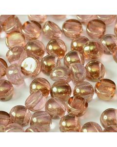 2-Hole Cabochon 00030-14495 Crystal Red Luster