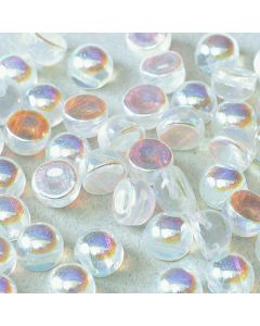 2-Hole Cabochon 00030-28703 Crystal  Full AB