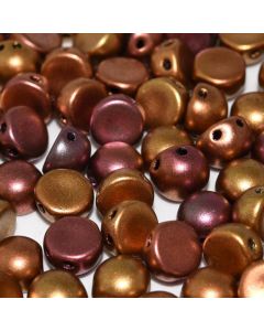 2-Hole Cabochon 01620 Ancient Gold