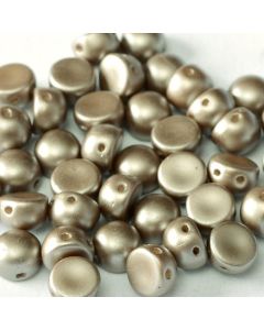 2-Hole Cabochon 02010-25005 Alabaster Pastel Light Brown