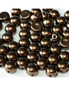 2-Hole Cabochon 23980-14415 Jet Bronze