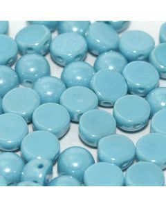 2-Hole Cabochon 63020-14400 Turquoise Shimmer