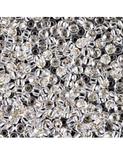 Miyuki Rocailles 6/0 0001 Silver Lined Crystal