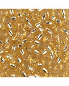 Miyuki Rocailles 6/0 0002 Silver Lined Crystal Ivory