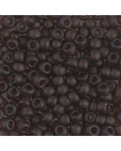 Miyuki Rocailles 6/0 0135F Matte Transparent Brown
