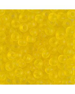 Miyuki Rocailles 6/0 0136F Matte Transparent Yellow