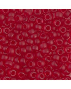 Miyuki Rocailles 6/0 0141F Matte Transparent Ruby