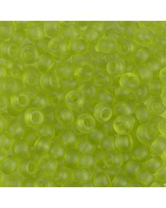 Miyuki Rocailles 6/0 0143F Matte Transparent Peridot