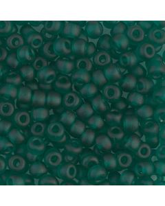 Miyuki Rocailles 6/0 0147F Matte Transparent Emerald