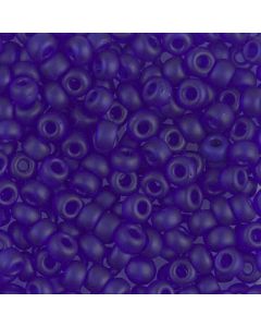Miyuki Rocailles 6/0 0151F Matte Transparent Cobalt