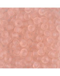 Miyuki Rocailles 6/0 0155F Matte Transparent Pink Mist