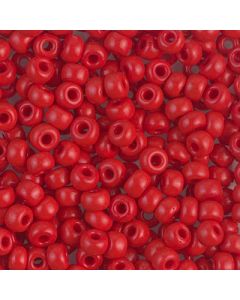 Miyuki Rocailles 6/0 0408 Opaque Red