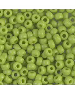 Miyuki Rocailles 6/0 0416 Opaque Lime Green