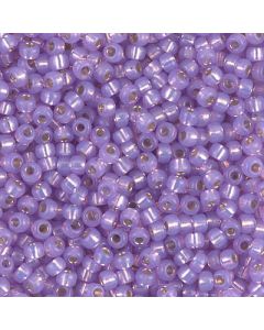 Miyuki Rocailles 6/0 0574 Opal Silver Lined Dyed Lavender