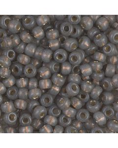 Miyuki Rocailles 6/0 0650 Opal Silver Lined Dyed Granite Grey