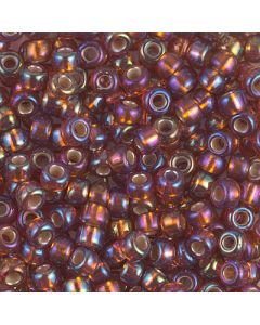 Miyuki Rocailles 6/0 1005 Silver Lined Dark Topaz AB