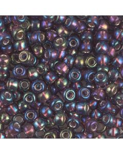 Miyuki Rocailles 6/0 1013 Silver Lined Dark Smoky Amethyst AB