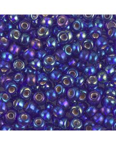 Miyuki Rocailles 6/0 1020 Silver Lined Cobalt AB
