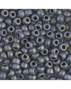 Miyuki Rocailles 6/0 2002 Matte Metallic Grey