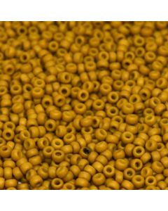 Miyuki Rocailles 6/0 2312 Matte Opaque Mustard