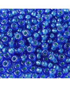 Miyuki Rocailles 6/0 3808 Mint Inside Dyed Color Azure Blue