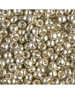 Miyuki Rocailles 6/0 4201 Duracoat® Galvanized Silver