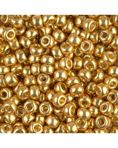 Miyuki Rocailles 6/0 4202 Duracoat® Galvanized Gold