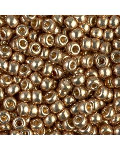 Miyuki Rocailles 6/0 4204 Duracoat® Galvanized Champagne