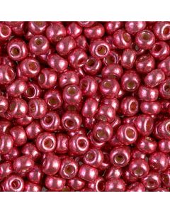 Miyuki Rocailles 6/0 4211 Duracoat® Galvanized Light Cranberry