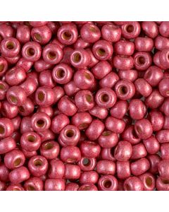 Miyuki Rocailles 6/0 4211F Matte Duracoat® Galvanized Light Cranberry