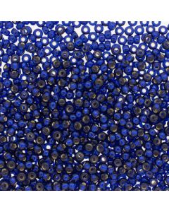 Miyuki Rocailles 6/0 4281 Duracoat® Dyed Silver Lined Navy