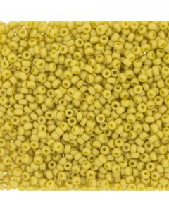 Miyuki Rocailles 6/0 4692 Matte Opaque Glazed Citron AB