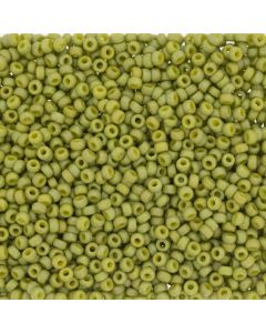 Miyuki Rocailles 6/0 4697 Matte Opaque Glazed Seaweed AB