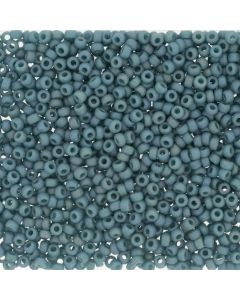 Miyuki Rocailles 6/0 4702 Matte Opaque Glazed Nile Blue AB
