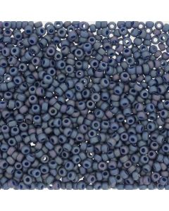 Miyuki Rocailles 6/0 4703 Matte Opaque Glazed Bayberry AB