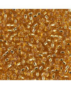 Miyuki Rocailles 8/0 0004 Silver Lined Dark Gold