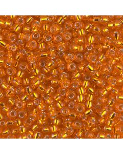 Miyuki Rocailles 8/0 0008 Silver Lined Orange