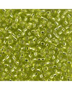 Miyuki Rocailles 8/0 0014 Silver Lined Peridot