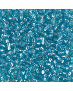 Miyuki Rocailles 8/0 0018 Silver Lined Aqua