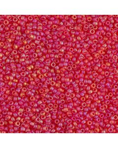 Miyuki Rocailles 8/0 0140FR Matte Transparent Berry AB