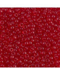 Miyuki Rocailles 8/0 0141 Transparent Red Ruby